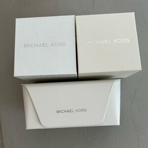 Michael Kors Watch boxes and Sunglass case